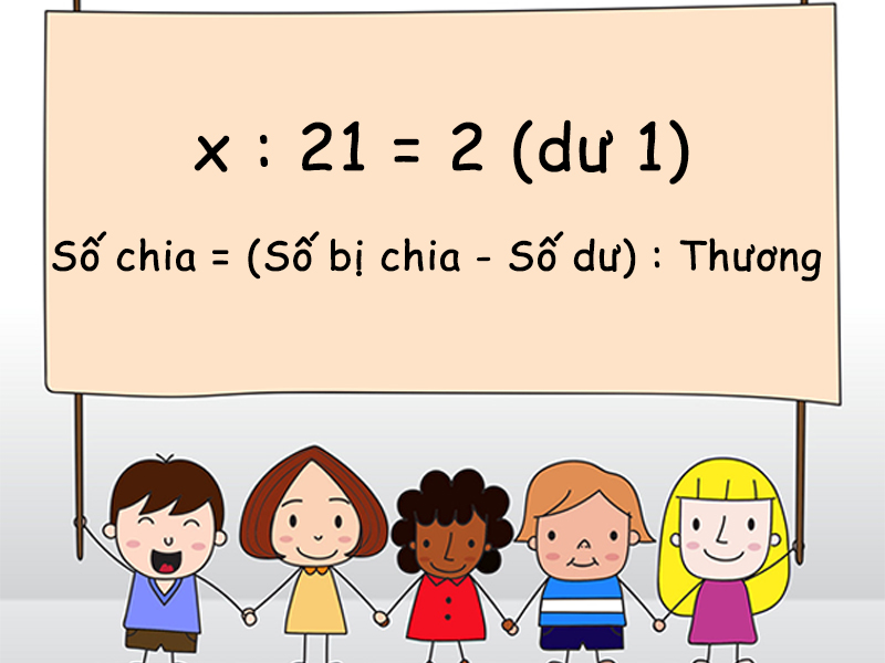 Tìm x là số chia
